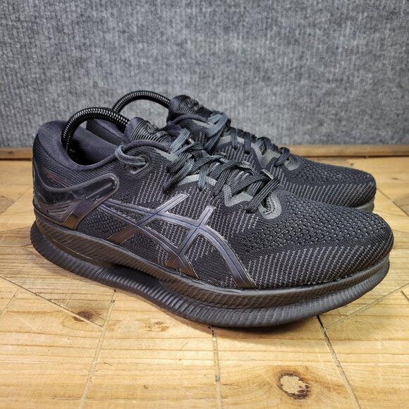 Asics MetaRide Trainers Mens Black Road Running Gym